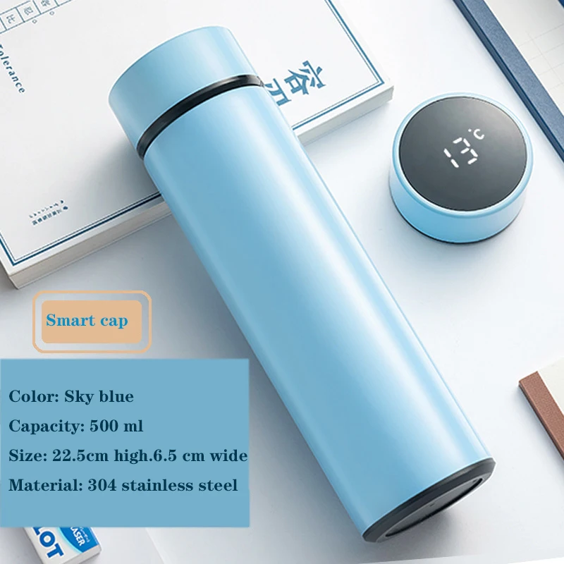 380mL 700mL Intelligent Temperature Measurement Vacuum Cup LED Touch Display Temperature and Other More Styles Vacuum Flasks
380mL 700mL Intelligent Temperature Measurement Vacuum Cup LED Touch Display Temperature and Other More Styles Vacuum Flasks