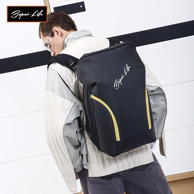BOPAI LIFE New Backpack Fashion Men Water-Resistant 15.6 Inch Laptop Bags Large Casual Light Weight Travel School Daypack
BOPAI LIFE New Backpack Fashion Men Water-Resistant 15.6 Inch Laptop Bags Large Casual Light Weight Travel School Daypack