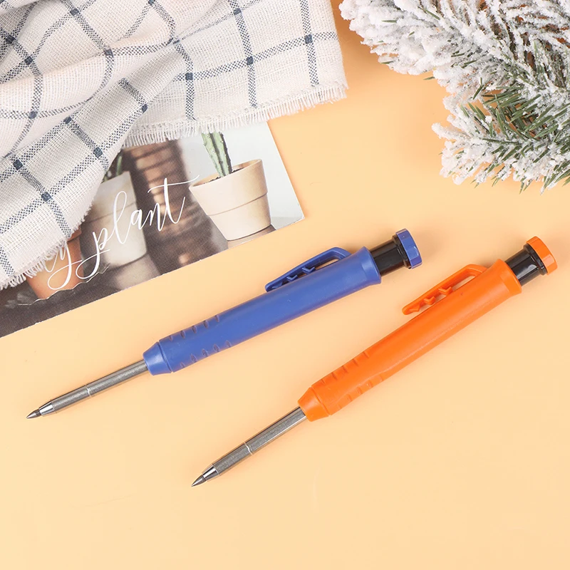 Твердый плотничный карандаш с отверстием, механический карандаш с заправкой, строительный маркер, инструмент
Твердый плотничный карандаш с отверстием, механический карандаш с заправкой, строительный маркер, инструмент