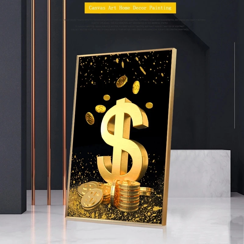 Nordic Golden Dollar Coin Poster and Prints Luxury Wall Art Bitcoin Canvas Painting Decorative Picture For Home Decoration
Nordic Golden Dollar Coin Poster and Prints Luxury Wall Art Bitcoin Canvas Painting Decorative Picture For Home Decoration