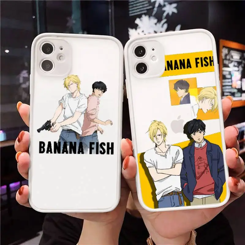 Japan Anime Banana Fish Anime art Phone Case Matte Transparent for iPhone 7 8 11 12 s mini pro X XS XR MAX Plus cover funda
Japan Anime Banana Fish Anime art Phone Case Matte Transparent for iPhone 7 8 11 12 s mini pro X XS XR MAX Plus cover funda
