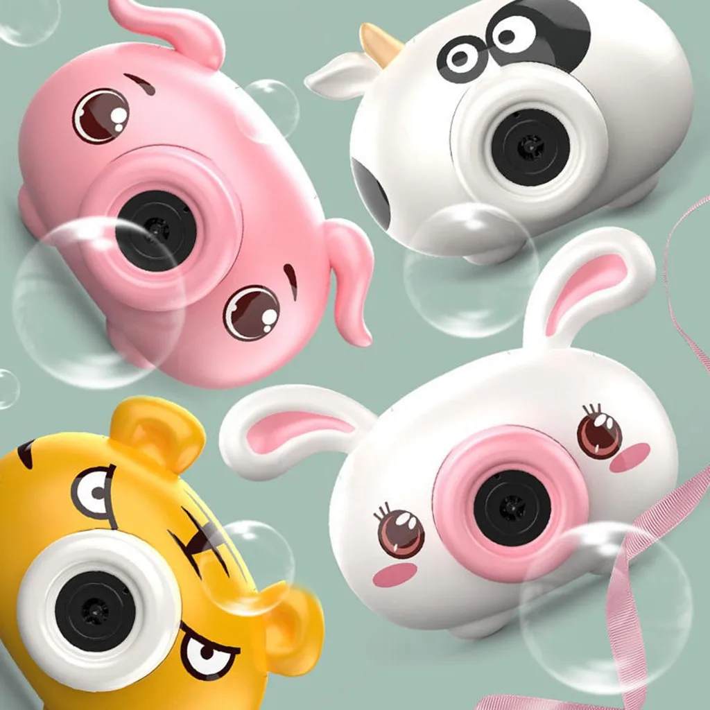 Bubble Blowing Toys For Kids Automatic Electric Cute Animal Toys Camera Soap Bubble Machine Summer Outdoor Children Toys Droship
Bubble Blowing Toys For Kids Automatic Electric Cute Animal Toys Camera Soap Bubble Machine Summer Outdoor Children Toys Droship