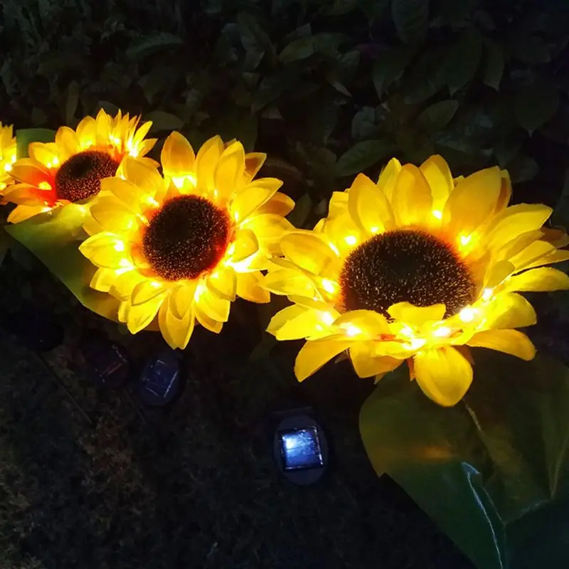 2021 New Solar Lights Artificial Sunflower Solar Powered Lamp Path Lights Yard Stake Deco
2021 New Solar Lights Artificial Sunflower Solar Powered Lamp Path Lights Yard Stake Deco