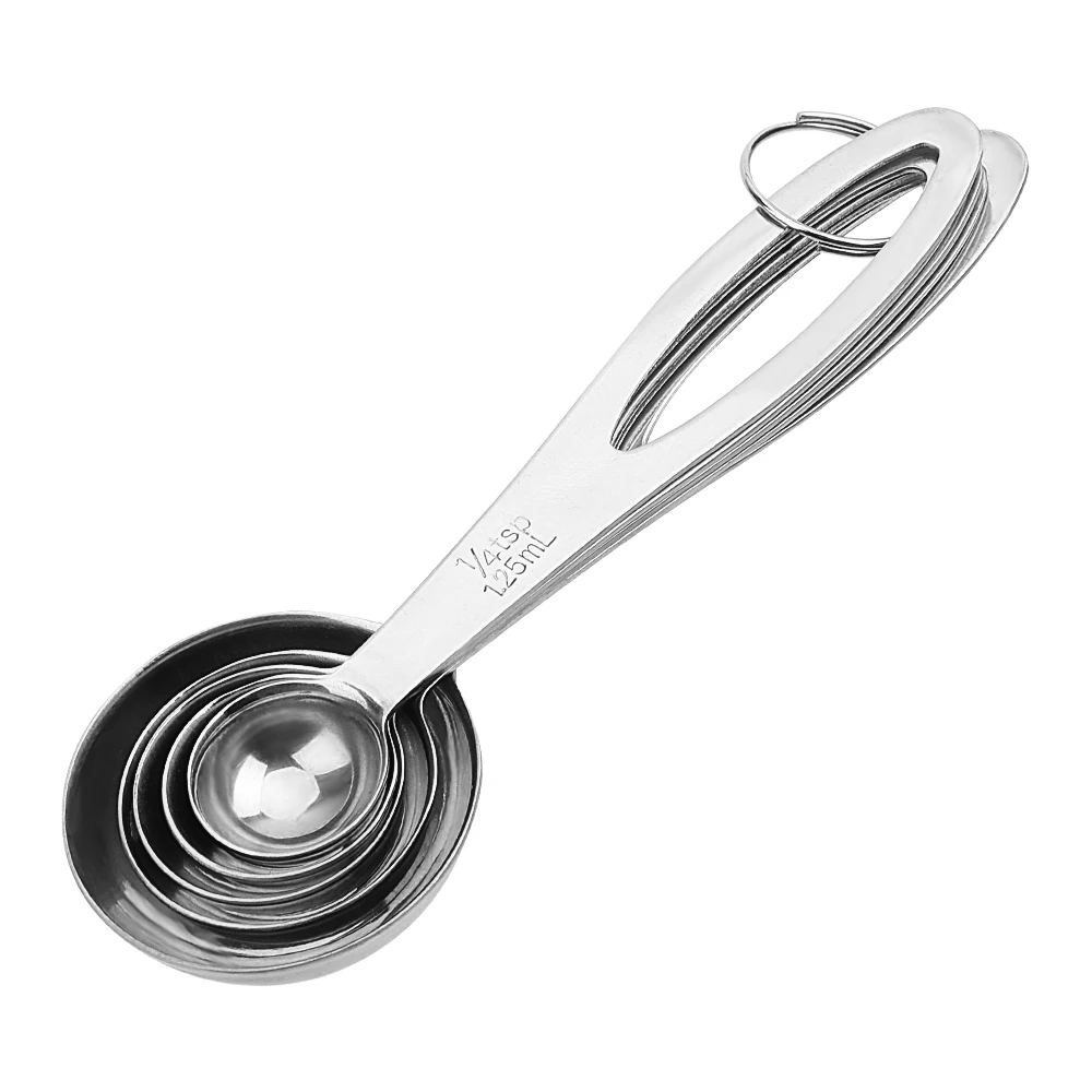 HILIFE Measuring Spoon 5Pcs/Set Measuring Tools Kichen Accessories Baking Tools for Flour Food Coffee Cooking with Scale
HILIFE Measuring Spoon 5Pcs/Set Measuring Tools Kichen Accessories Baking Tools for Flour Food Coffee Cooking with Scale