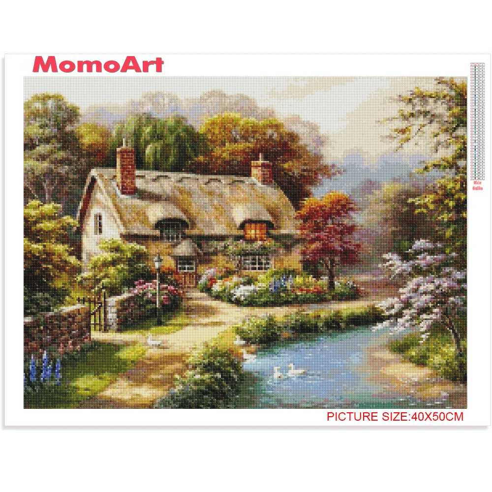 MomoArt Diamond Mosaic House Full Drill Square 5D Diamond Embroidery Tree Scenery DIY Needlework Painting Art Decor For Home
MomoArt Diamond Mosaic House Full Drill Square 5D Diamond Embroidery Tree Scenery DIY Needlework Painting Art Decor For Home