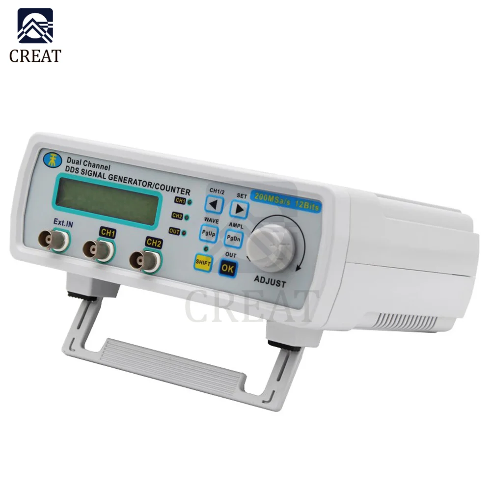 MHS-5225A 25MHZ Full CNC DDS двухканальный генератор сигналов произвольной волны, измеритель частоты
MHS-5225A 25MHZ Full CNC DDS двухканальный генератор сигналов произвольной волны, измеритель частоты