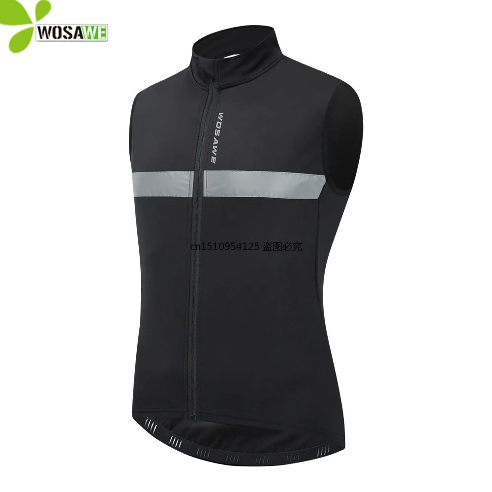 WOSAWE Warm Fleece Thermal Sleeveless Men Women's Bicycle Windbreaker Cycling Jackets MTB Bike Vest Jerseys Reflective Wear
WOSAWE Warm Fleece Thermal Sleeveless Men Women's Bicycle Windbreaker Cycling Jackets MTB Bike Vest Jerseys Reflective Wear