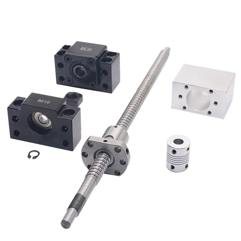 Sfu1204 Set:Sfu1204 Rolled Ball Screw C7 With End Machined+1204 Ball Nut+Nut Housing+Bk/Bf10 End Support+Coupler Rm1204
Sfu1204 Set:Sfu1204 Rolled Ball Screw C7 With End Machined+1204 Ball Nut+Nut Housing+Bk/Bf10 End Support+Coupler Rm1204