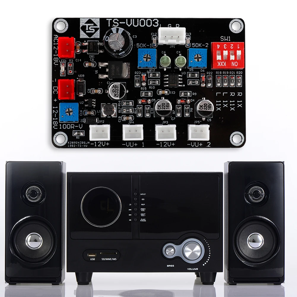 Stereo Audio VU Header Meter Driver Board Digital DB Level Amplifier Drive Module Adjustable Backlight Part Accessory
Stereo Audio VU Header Meter Driver Board Digital DB Level Amplifier Drive Module Adjustable Backlight Part Accessory
