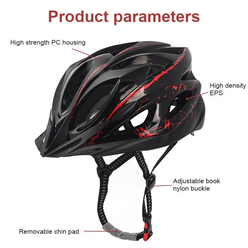 Breathable MTB Bicycle Helmet Cycling Helmet Motorcycle Bike Helmet Riding Safety Adult Helmets With Tail Lights Bike Equipment
Breathable MTB Bicycle Helmet Cycling Helmet Motorcycle Bike Helmet Riding Safety Adult Helmets With Tail Lights Bike Equipment