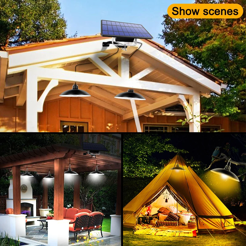 Double Head Solar Pendant Light Outdoor Indoor Solar Lamp With Line Warm White/White Lighting For Camping Home Garden Yard
Double Head Solar Pendant Light Outdoor Indoor Solar Lamp With Line Warm White/White Lighting For Camping Home Garden Yard