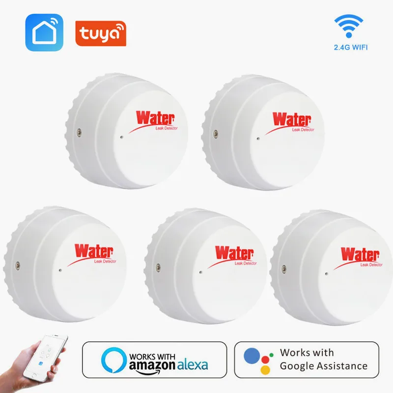 Water Leakage Sensor WIFI Leak Level Alarm Tank Detector Security Overflow Protection Tuya Smart Life App Home Remote Control
Water Leakage Sensor WIFI Leak Level Alarm Tank Detector Security Overflow Protection Tuya Smart Life App Home Remote Control