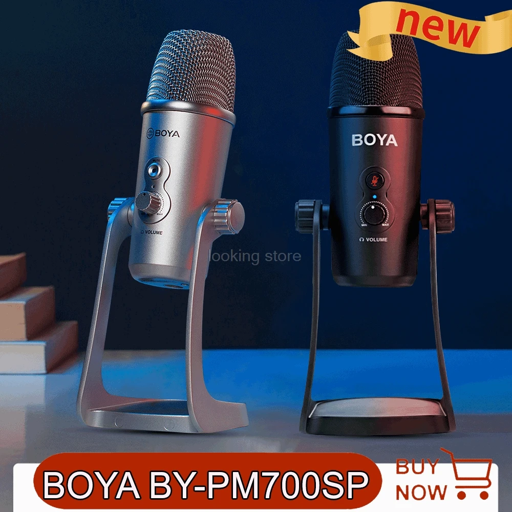BOYA BY-PM700SP BY-PM700 USB Condenser Microphone Stereo Cardioid Mic for Computer PC Smartphone Video Recording Live Streaming
BOYA BY-PM700SP BY-PM700 USB Condenser Microphone Stereo Cardioid Mic for Computer PC Smartphone Video Recording Live Streaming