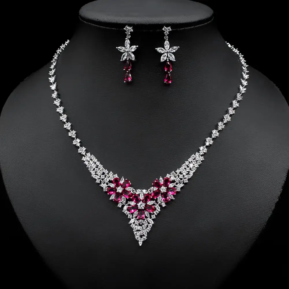 2020 изысканные комплекты ювелирных изделий с красными цветами для женщин ювелирные изделия для свадебной вечеринки аксессуары серьги-гвозд...
2020 изысканные комплекты ювелирных изделий с красными цветами для женщин ювелирные изделия для свадебной вечеринки аксессуары серьги-гвозд...