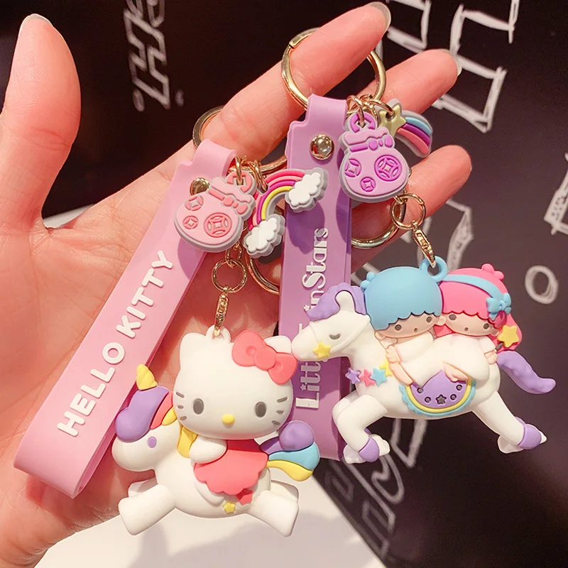 Sanrio Kuromi Anime Keychain Hello Kitty Cinnamoroll LittleTwinStars Cute Girl Key Chain Monogram Keychain Anime Ring Kids Gifts
Sanrio Kuromi Anime Keychain Hello Kitty Cinnamoroll LittleTwinStars Cute Girl Key Chain Monogram Keychain Anime Ring Kids Gifts