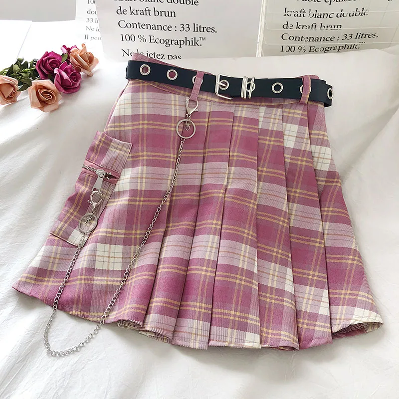 YBYR женское мини плиссированная летняя юбка с завышенной талией, y2k клетчатые юбки с поясом в Корейском стиле пикантные форма ремни тюль юбка...
YBYR женское мини плиссированная летняя юбка с завышенной талией, y2k клетчатые юбки с поясом в Корейском стиле пикантные форма ремни тюль юбка...