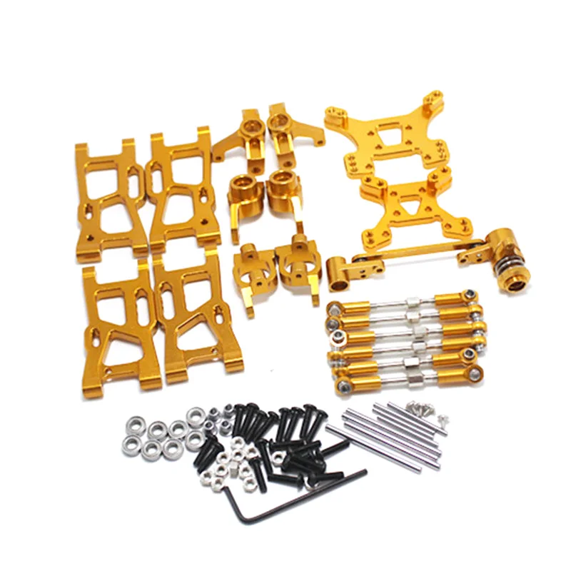 Обновленные детали для WLtoys 1: 14 144001 RC автомобильный металлический рулевой