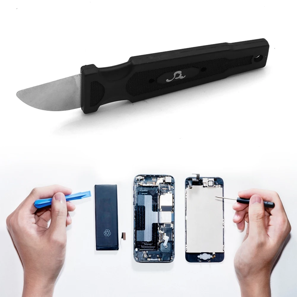 Professional Pry Spudger Opening Tool with Handle Metal Blade Opener Electronic Mobile Phone Laptop Computer Repair Tool
Professional Pry Spudger Opening Tool with Handle Metal Blade Opener Electronic Mobile Phone Laptop Computer Repair Tool