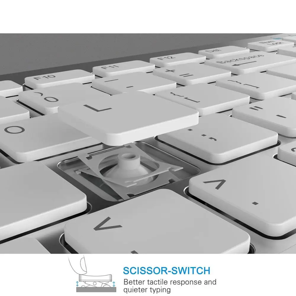 Беспроводная клавиатура teclado для Mac iPad iPhone iOS Android Windows Smart TV|Клавиатуры| |
