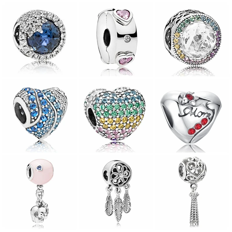 2021 925 Sterling Silver Heart Charms Dreamcatcher Pendant Zircon Beads Fit Original Bracelet Necklace DIY Jewelry Accessories
2021 925 Sterling Silver Heart Charms Dreamcatcher Pendant Zircon Beads Fit Original Bracelet Necklace DIY Jewelry Accessories