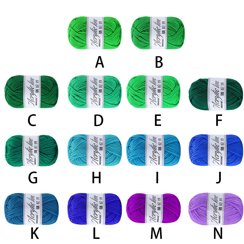 Chunky Acrylic Wool Yarn Roving Blue Green Purple Solid Color Cord Woolen Ball for Leisure Housewife Bulky Knitting Sweater
Chunky Acrylic Wool Yarn Roving Blue Green Purple Solid Color Cord Woolen Ball for Leisure Housewife Bulky Knitting Sweater
