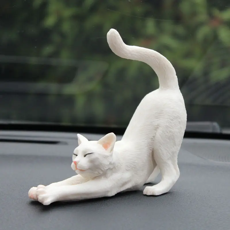 Personality pure cute cat simulation resin ornament car interior room cabinet tabletop home furnishing decoration wedding gift 
Personality pure cute cat simulation resin ornament car interior room cabinet tabletop home furnishing decoration wedding gift