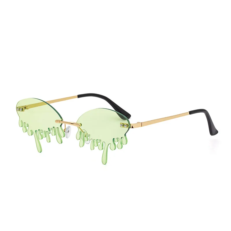 New Style Personalized Tear Sunglasses Women's Metal Frameless Sunglasses Fashion European and American Dance Spectacles
New Style Personalized Tear Sunglasses Women's Metal Frameless Sunglasses Fashion European and American Dance Spectacles