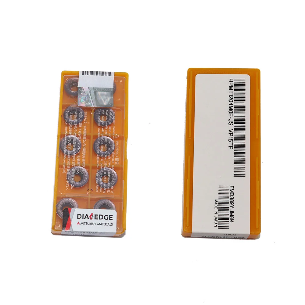 10PCS RPMT1204MOE-JS VP15TF Carbide Inserts High Quality RPMT12 Milling Blades CNC Lathe Turning Tool
10PCS RPMT1204MOE-JS VP15TF Carbide Inserts High Quality RPMT12 Milling Blades CNC Lathe Turning Tool