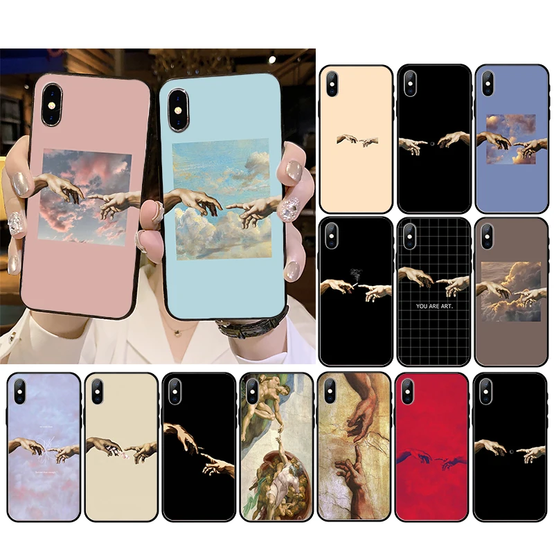 Hand The Creation of Adam Phone Case For iPhone 12mini 12 11 ProMax XS MAX XR SE2020 8 7 6 6S Plus X 5 5S SE
Hand The Creation of Adam Phone Case For iPhone 12mini 12 11 ProMax XS MAX XR SE2020 8 7 6 6S Plus X 5 5S SE
