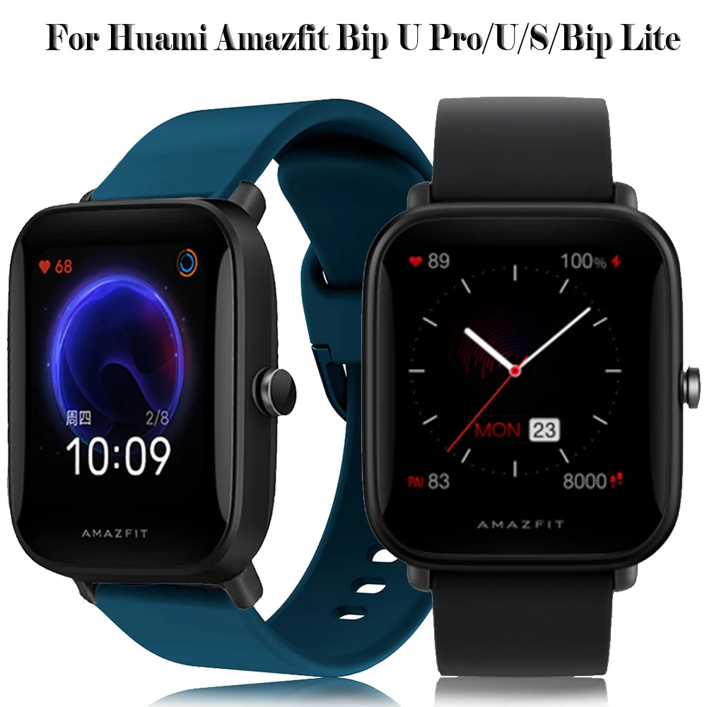 Ремешок силиконовый для Huami Amazfit Bip U Pro, спортивный браслет для часов, 20 мм браслет для Amazfit Bip U/Bip S/Bip Lite
Ремешок силиконовый для Huami Amazfit Bip U Pro, спортивный браслет для часов, 20 мм браслет для Amazfit Bip U/Bip S/Bip Lite
