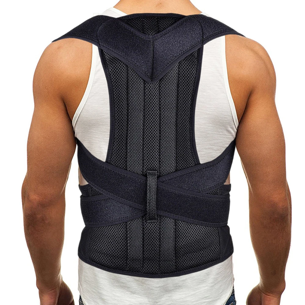 Medical Support Bar Elastic Adjustable Belt Posture Corrector Brace Shoulder Back Spine Support Belt for Men Corset Plus Size
Medical Support Bar Elastic Adjustable Belt Posture Corrector Brace Shoulder Back Spine Support Belt for Men Corset Plus Size
