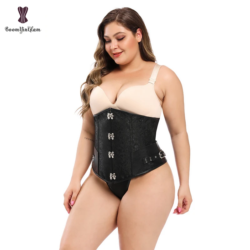 Women's Gothic Steel Boned Underbust Corsets And Bustiers Waist Cincher Shapers Plus Size Steampunk Corselet
Women's Gothic Steel Boned Underbust Corsets And Bustiers Waist Cincher Shapers Plus Size Steampunk Corselet