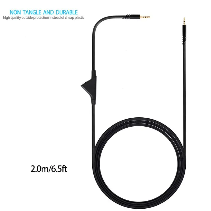 Earphone Cable Audio Line Cord with Tuning Volume Control Function for Lo-gitech Astro A10 A40 A40tr Headset Accessories
Earphone Cable Audio Line Cord with Tuning Volume Control Function for Lo-gitech Astro A10 A40 A40tr Headset Accessories