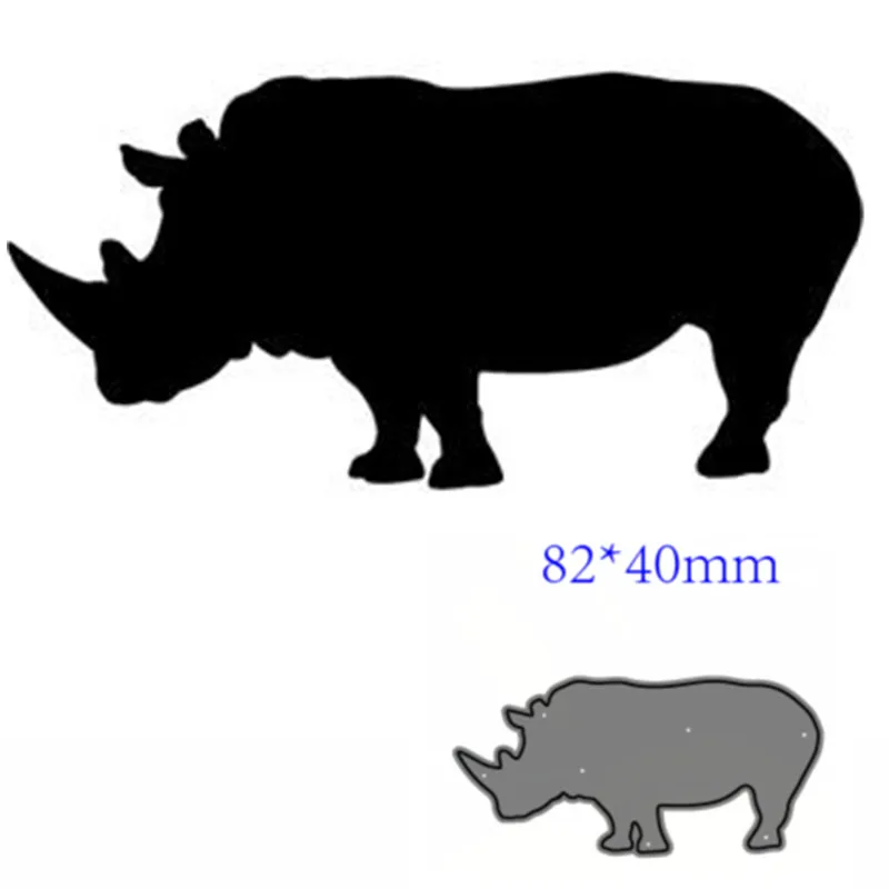 Metal Cutting Dies Cut Mold animal rhinoceros Decoration Scrapbook Paper Craft Knife Mould Blade Punch Stencils
Metal Cutting Dies Cut Mold animal rhinoceros Decoration Scrapbook Paper Craft Knife Mould Blade Punch Stencils