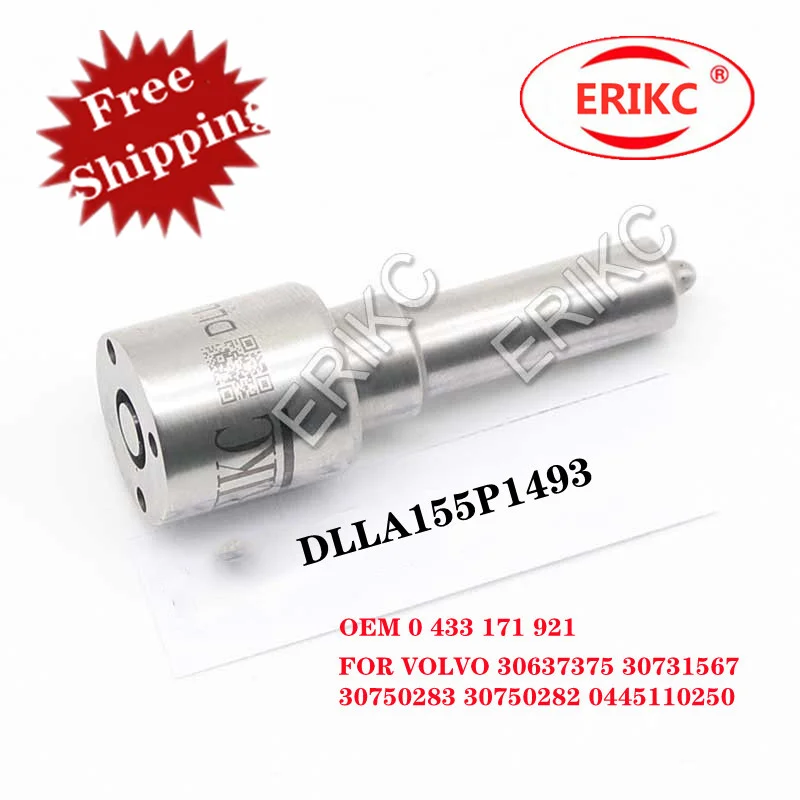 ERIKC Free Shipping DLLA155P1493 CRail Spare Parts DLLA 155P 1493 OEM 0433171921 FOR VOLVO 30637375 30731567 30750283 045110250
ERIKC Free Shipping DLLA155P1493 CRail Spare Parts DLLA 155P 1493 OEM 0433171921 FOR VOLVO 30637375 30731567 30750283 045110250