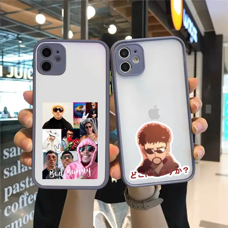 Bad Bunny - Yonaguni Phone Case For iPhone 12 11 Mini Pro XR XS Max 7 8 Plus X Matte transparent Gray Back Cover
Bad Bunny - Yonaguni Phone Case For iPhone 12 11 Mini Pro XR XS Max 7 8 Plus X Matte transparent Gray Back Cover