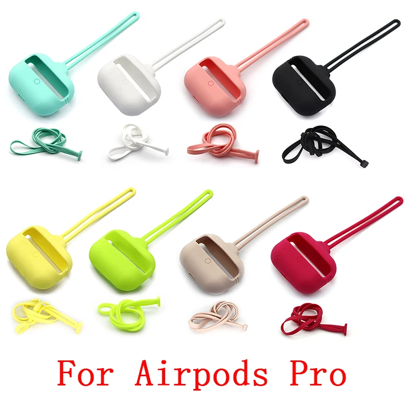 Sport Silicone Case for AirPods Pro Shockproof Anti Lost Cases Cover with Lanyards Earpods for AirPod Air Pods Pro 3 Funda Coque
Sport Silicone Case for AirPods Pro Shockproof Anti Lost Cases Cover with Lanyards Earpods for AirPod Air Pods Pro 3 Funda Coque