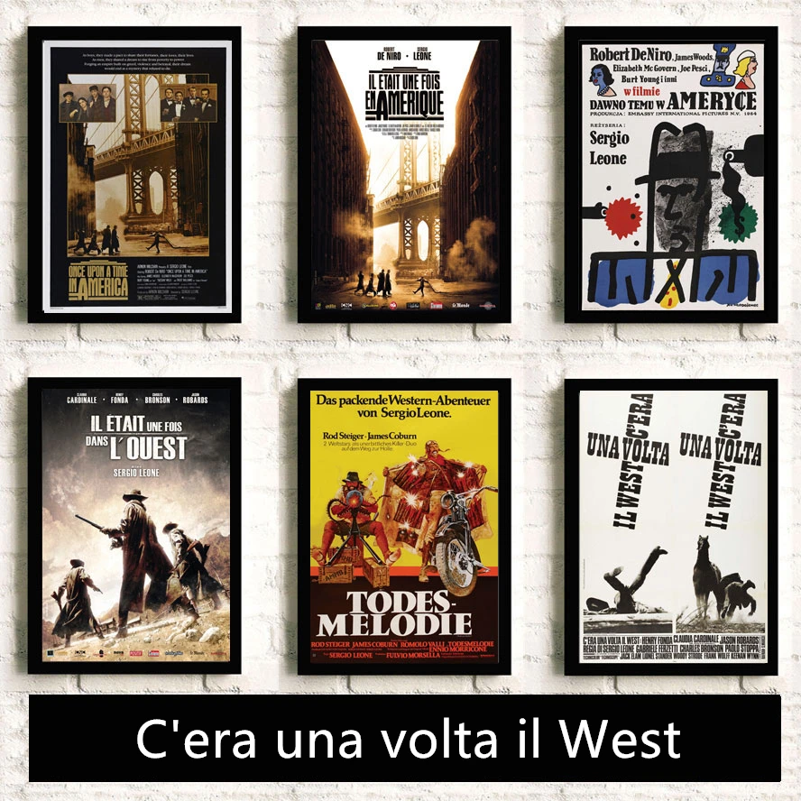 

C'era Una Volta Il West Classic Movie Kwaliteit Wall Art Home Decor Canvas Schilderij Decoratie Hotel Bar Cafe Woonkamer poster