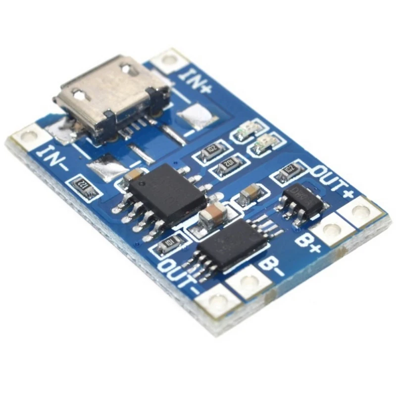 5pcs Micro USB 5V 1A 18650 TP4056 Lithium Battery Charger Dual Charging Module Protection Li-ion Functions Board With O3W9
5pcs Micro USB 5V 1A 18650 TP4056 Lithium Battery Charger Dual Charging Module Protection Li-ion Functions Board With O3W9
