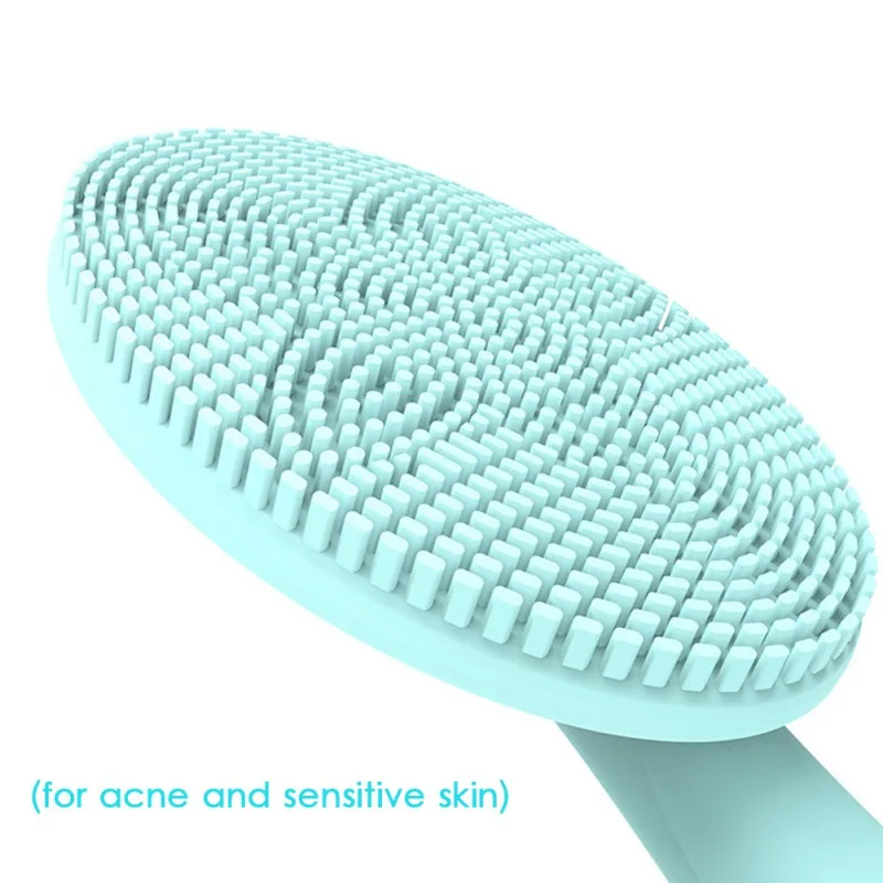 Sonic Face Washer Silicone Handheld Rechargeable Electric Facial Cleansing Brush Deep Clean Pores And Greasy Massage Instrument
Sonic Face Washer Silicone Handheld Rechargeable Electric Facial Cleansing Brush Deep Clean Pores And Greasy Massage Instrument