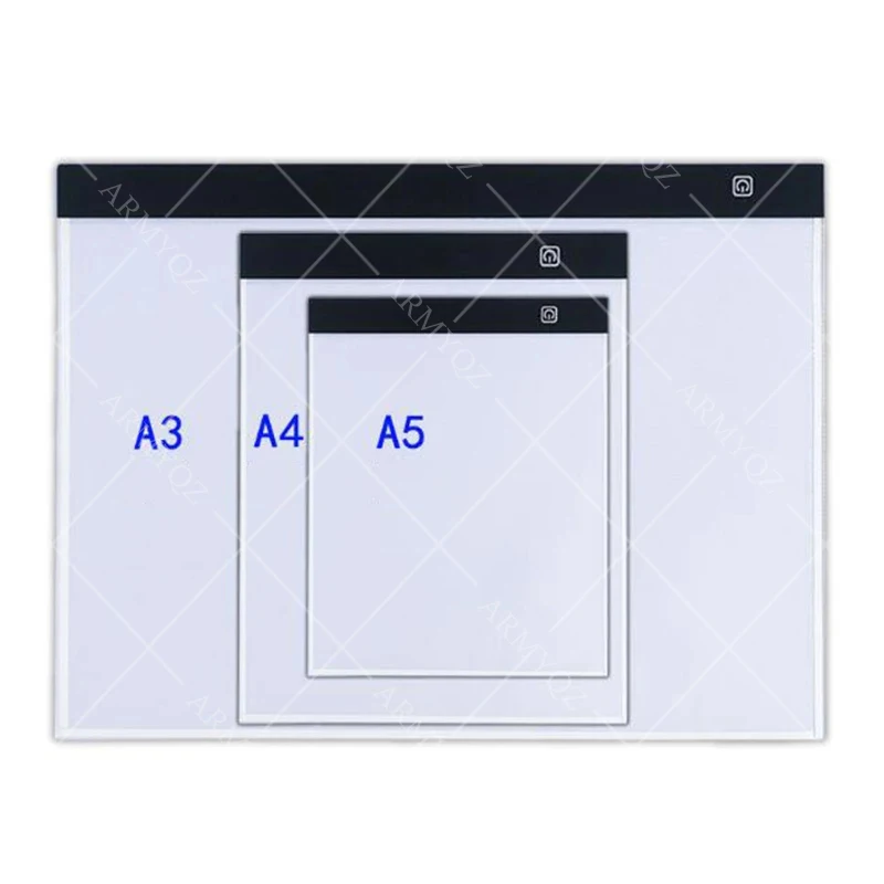Three-level dimmable A3 A4 / A5 LED light pad tablet eye mask is easier to use for diamond painting embroidery accessories, anim
Three-level dimmable A3 A4 / A5 LED light pad tablet eye mask is easier to use for diamond painting embroidery accessories, anim