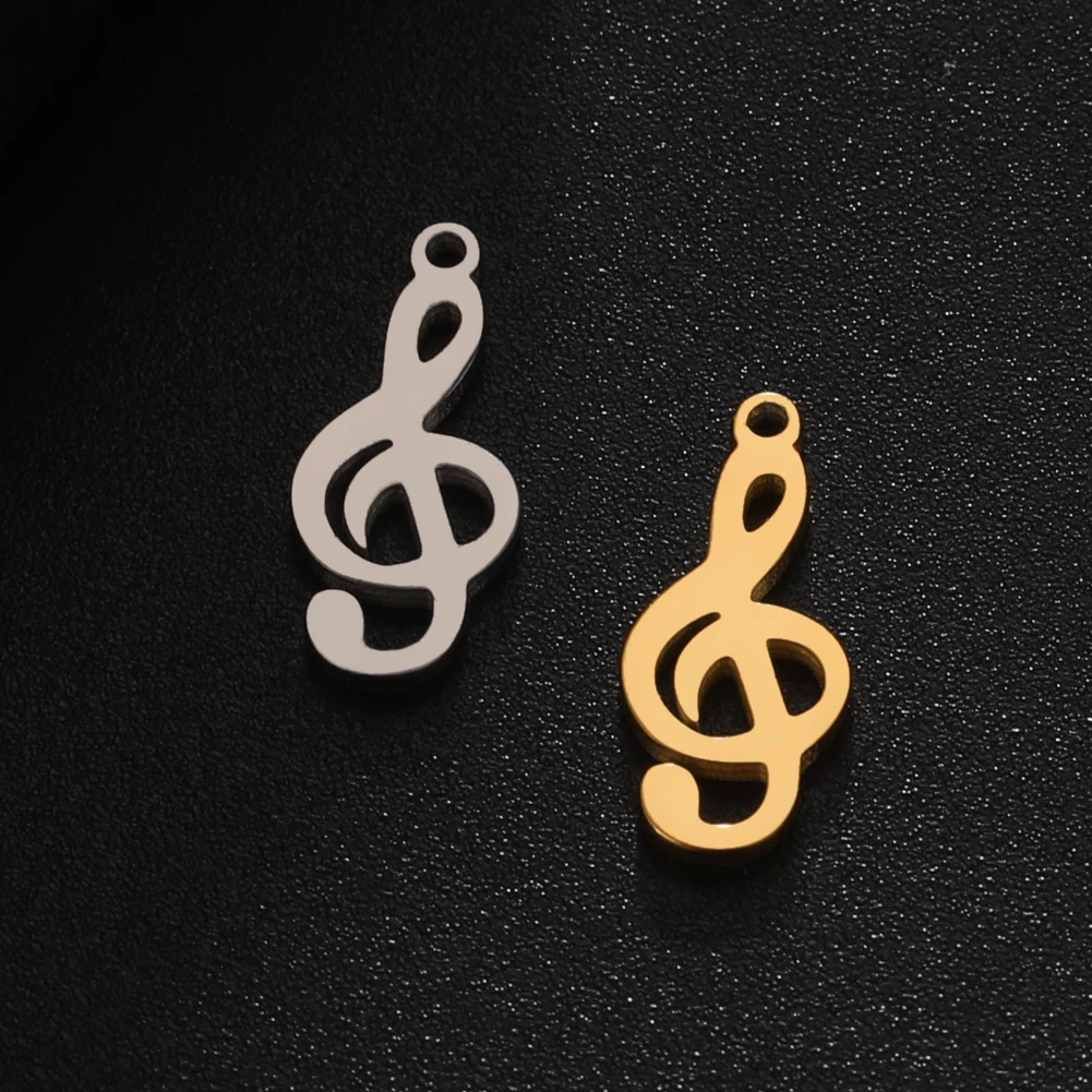 My Shape 5 pcs Stainless Steel Musical Note Charms for Necklaces Earrings Music Pendants Fashion Jewelry Making DIY Accessories
My Shape 5 pcs Stainless Steel Musical Note Charms for Necklaces Earrings Music Pendants Fashion Jewelry Making DIY Accessories