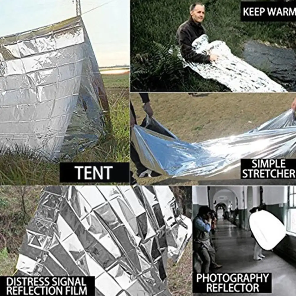 Outdoor Emergency Insulation Blanket Aluminum Foil Life-saving Blanket Blanket Aid Blanket Outdoor First Warm Survival Emer R4o2
Outdoor Emergency Insulation Blanket Aluminum Foil Life-saving Blanket Blanket Aid Blanket Outdoor First Warm Survival Emer R4o2