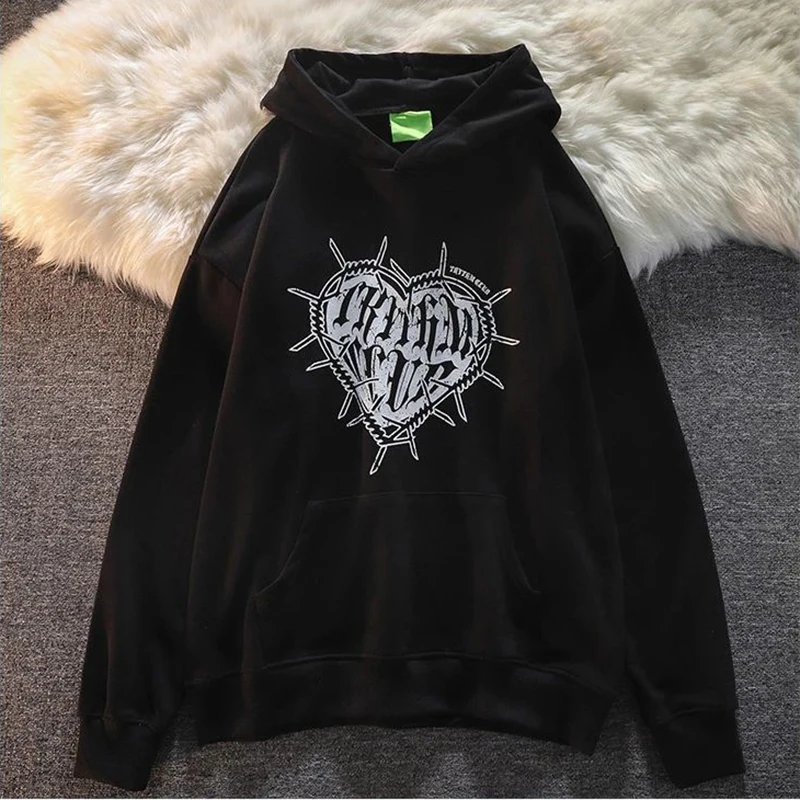 New Letter Print Vintage Hoodies Women 2021 Aesthetic Harajuku Hooded Sweatshirt Pocket Oversized Hoodies Loose Streetwear ins
New Letter Print Vintage Hoodies Women 2021 Aesthetic Harajuku Hooded Sweatshirt Pocket Oversized Hoodies Loose Streetwear ins