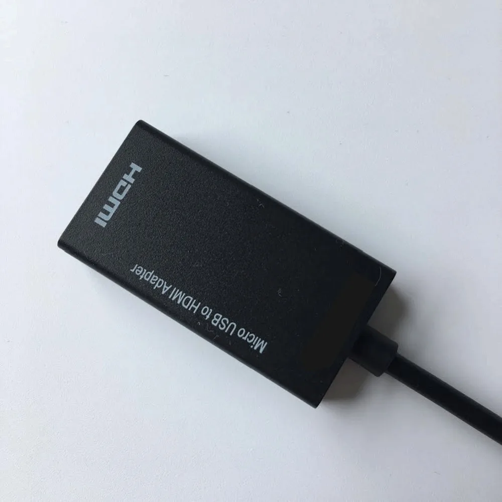 Micro USB к HDMI-совместимый 1080P HD аудио видео кабель для HDTV конвертер адаптеры Samsung Huawei