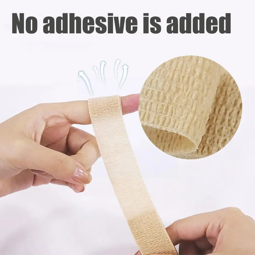 Medical Self Adhesive Elastic Bandage Sport Muscle Safety Protector Camping Aid Hiking Equipment Tape Bandage Wrap First Ou R1m0
Medical Self Adhesive Elastic Bandage Sport Muscle Safety Protector Camping Aid Hiking Equipment Tape Bandage Wrap First Ou R1m0
