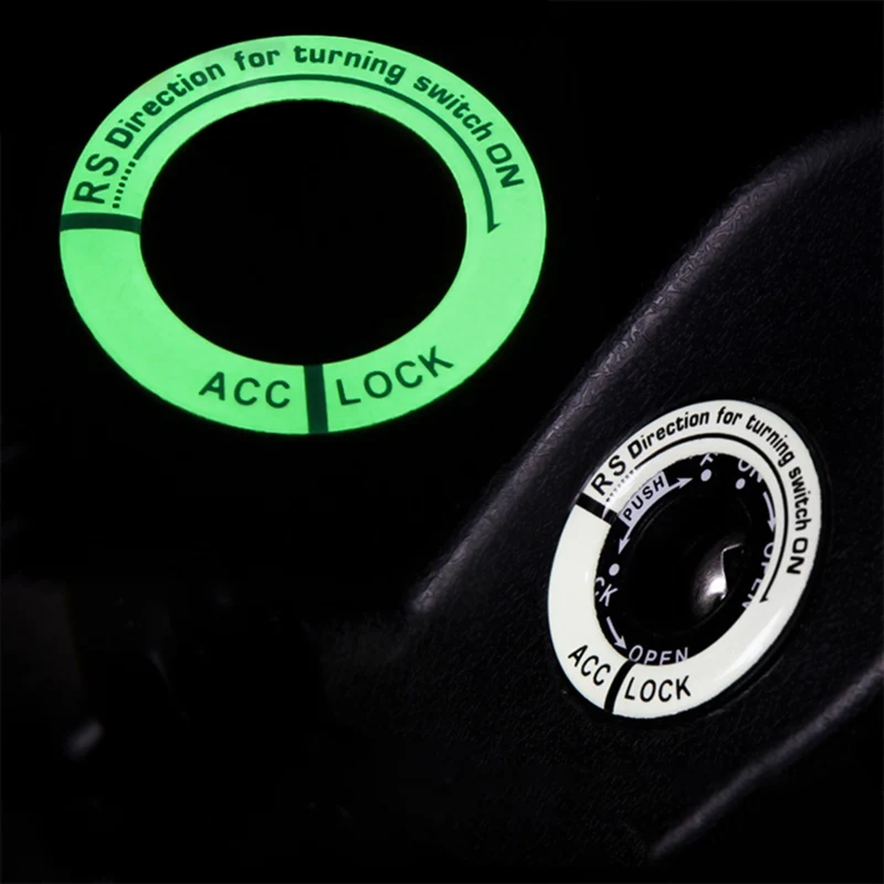 C Luminous Key Ring Decor Car Sticker Ignition Switch Protective Sticker Auto Interior Accessories Car Styling
C Luminous Key Ring Decor Car Sticker Ignition Switch Protective Sticker Auto Interior Accessories Car Styling