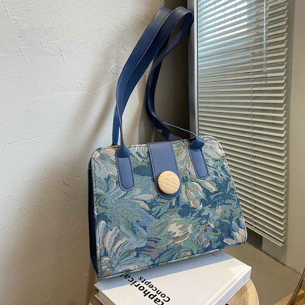 Vintage Women Hit Color Shoulder Underarm Bag Casual Ladies Jacquard Canvas PU Leather Small Purse Handbags
Vintage Women Hit Color Shoulder Underarm Bag Casual Ladies Jacquard Canvas PU Leather Small Purse Handbags
