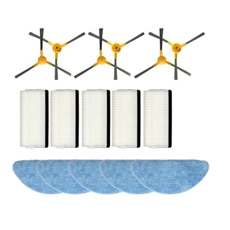 Side Brush + Filter + Mop Cloth for Neatsvor X500 X600 Robot Vacuum Cleaner Accessory Replacement Kit
Side Brush + Filter + Mop Cloth for Neatsvor X500 X600 Robot Vacuum Cleaner Accessory Replacement Kit