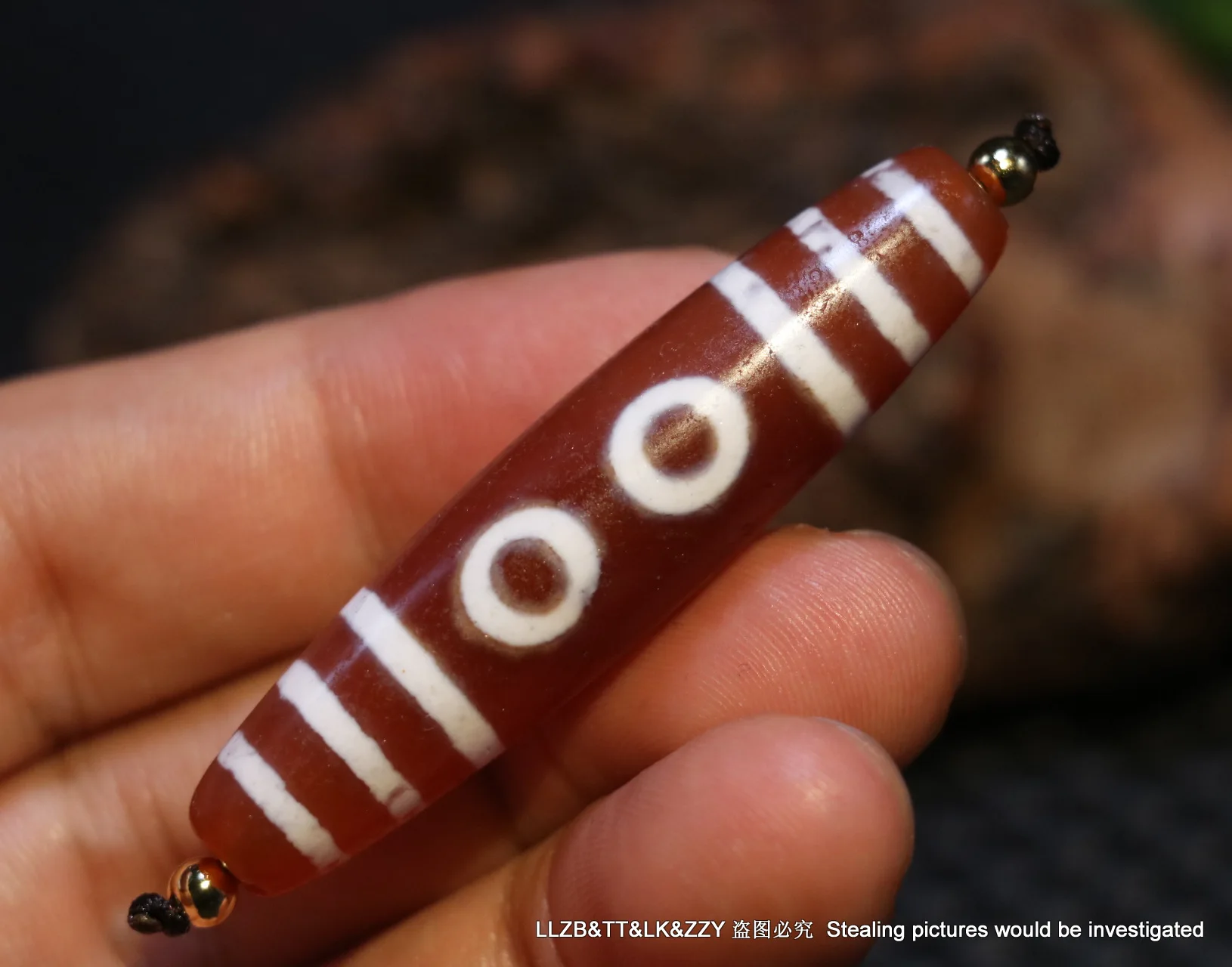 Unique Magic Energy Tibetan Old Red Agate 5 Eye Rich Symbol dZi Bead Amulet Pendant 3A
Unique Magic Energy Tibetan Old Red Agate 5 Eye Rich Symbol dZi Bead Amulet Pendant 3A